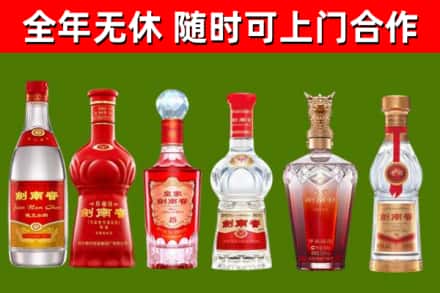 阳东回收剑南春酒